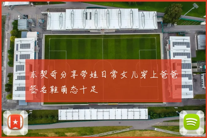 东契奇分享带娃日常女儿穿上爸爸签名鞋萌态十足